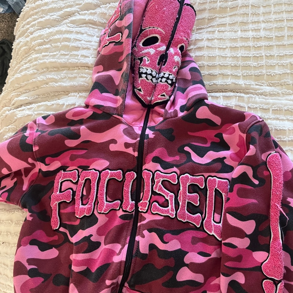 Pink Camo women’s hoodie